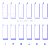 King Engine Bearings Ford EcoBoost 3.5L V6 Connecting Rod Bearing Set (Set of 6)