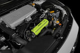 PERRIN 22-25 Subaru WRX Pulley Cover - Neon Yellow (SHORT - For Use w/PERRIN AOS)