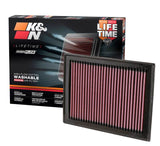 K&N 08 Nissan Sentra 2.5L Drop In Air Filter