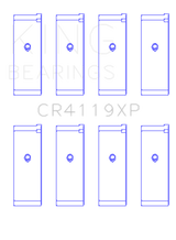 King Mitsubishi 4G91/4G92/4G93 16V XP - Series Performance Rod Bearing Set - Size STD