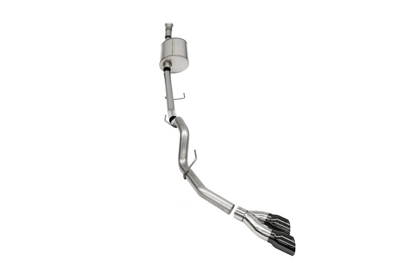 Corsa 2021-2025 Ford F-150 SuperCab/6.5in Bed 5.0L V8 Sport Cat-Back Single Side Exit-BlackPVD