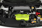 PERRIN 22-25 Subaru WRX Pulley Cover - Neon Yellow (TALL - For Use w/o PERRIN AOS)