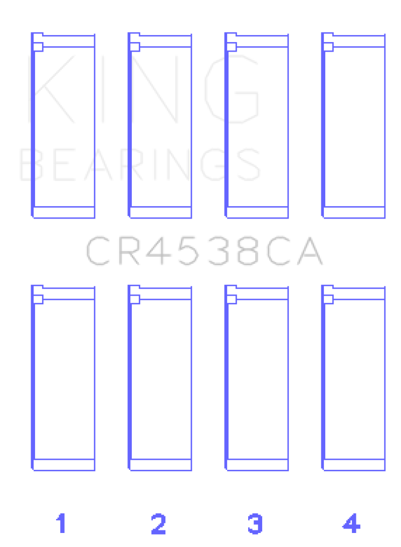 King Engine Bearings Mini Cooper S/Cooper S Conv/Works W11B16A Rod Bearing Set - Size STD