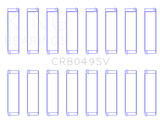 King Engine Bearings 08-11 BMW N62/N63/S63 Rod Bearing Set - Size +.25mm