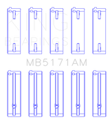 King Engine Bearings Mazda FS-DE L4/FP L4/FS L4  DOHC 16 Valve Main Bearing Set - Size STD