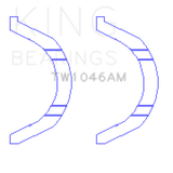 King Engine Bearings BMW N14B16C Thrust Washer Set