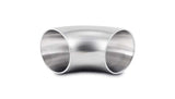 Vibrant 2.5in O.D. T304 SS 90 Deg Mandrel Bend (2.5in Centerline Radius)