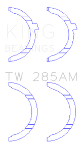 King Engine Bearings 94-01 Toyota 2.4L 2RZ-FE/2.7L 3RZ-FE Thrust Washer Set