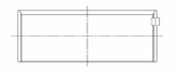 ACL Chevrolet V8 305-350-400 Race Series Standard Size Conrod Rod Bearing Set