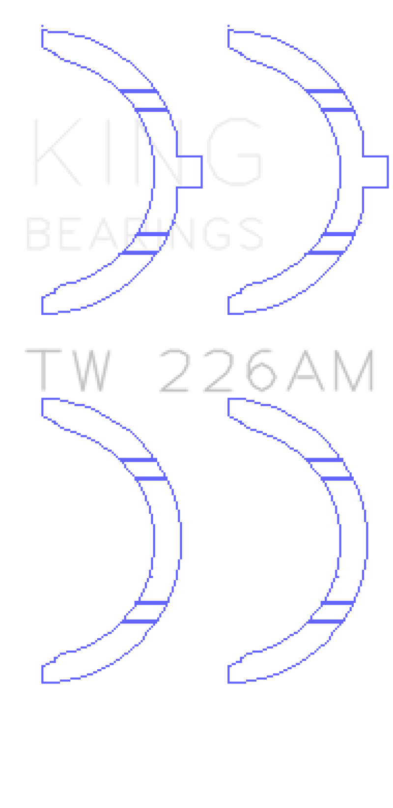 King Engine Bearings Toyota 3SGTE Thrust Washer Set